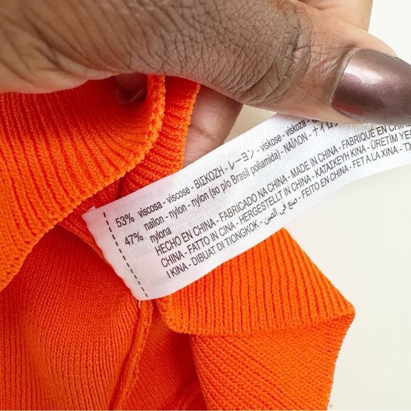 Orange cropped Top - Picture 6 of 10